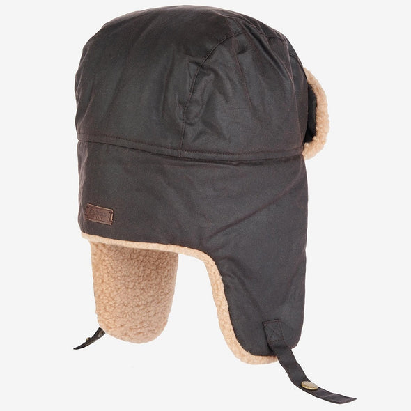 Barbour Morar Wax Trapper Hat Rustic
