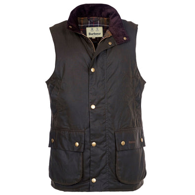 Barbour New Westmorland Wax Gilet In Olive