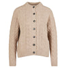 Barbour Buttercup Cardigan In Fawn Melange