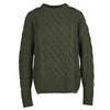 Barbour Daffodil Knit Sweatshirt In Olive Size US12