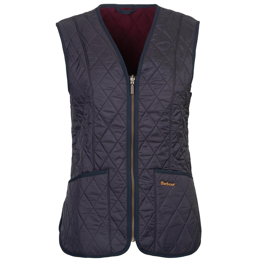 Barbour Womens Fleece Betty Liner Navy Size 4 product image with Barbour