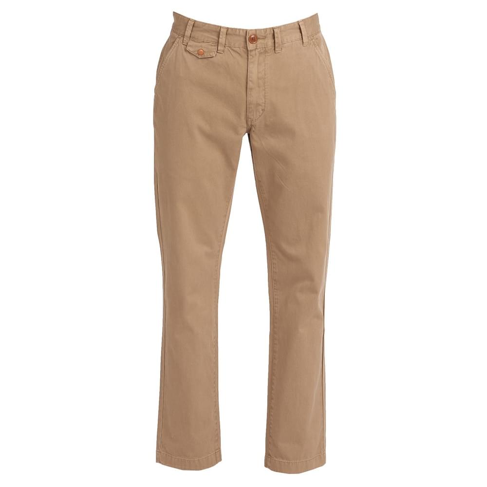 Barbour Neuston Twill Chinos In Stone Size 38 product image with Barbour