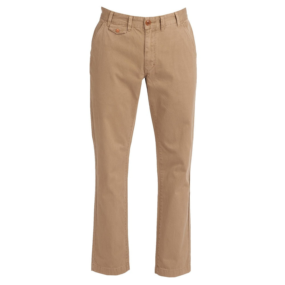 Barbour Neuston Twill Chinos In Stone Size 38 product image with Barbour