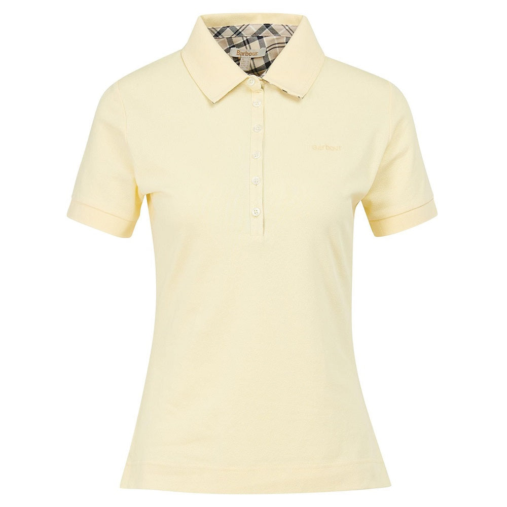 Barbour Portsdown Top In Yellow/Indigo Tartan Size US4