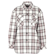 Barbour Coraline Overshirt In Cloud/Navy product image with Barbour