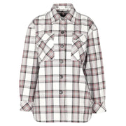 Barbour Coraline Overshirt In Cloud/Navy product image with Barbour