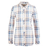 Barbour Seaglow Shirt In Off White Check