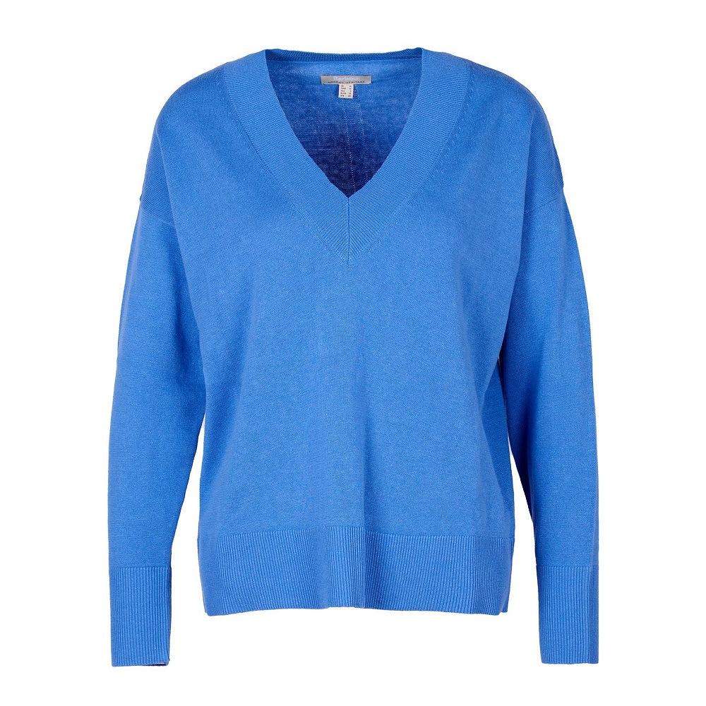 Barbour Bathgate Knit In Bluebell Size US14