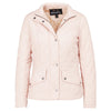 Barbour Flyweight Cavalry Quilted Jacket In Rose Dust Size US12
