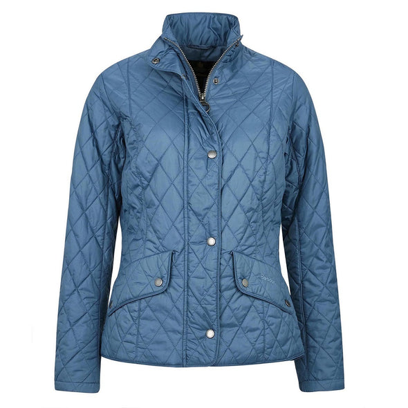 Barbour Flyweight Cavalry Quilted Jacket in China Blue Size US12