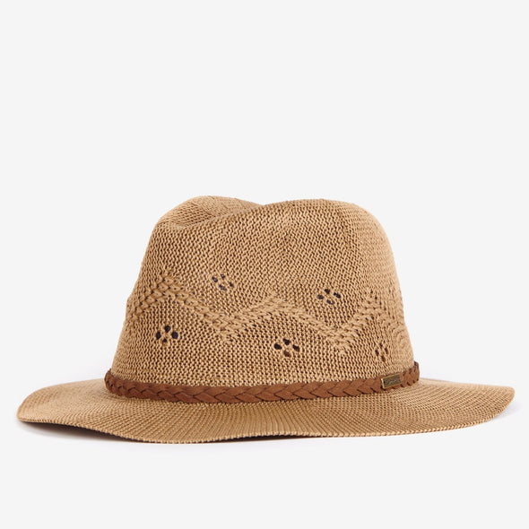 Barbour Flowerdale Trilby Hat In Trench Size-S