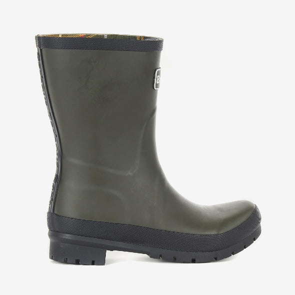 Barbour Banbury Wellington Boots In Olive Size-6