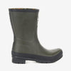 Barbour Banbury Wellington Boots In Olive Size-10
