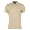 Barbour Harrowgate Polo Shirt In Washed Stone Size-XXL