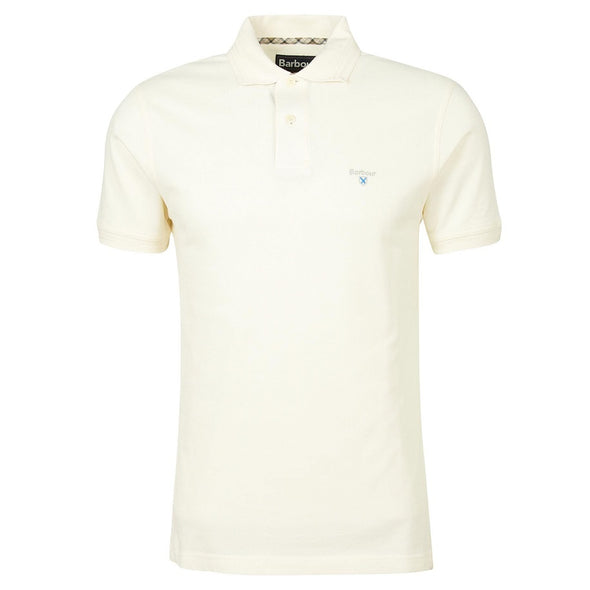Barbour Harrowgate Polo Shirt In Whisper White Size-XXL