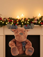 Barbour Reindeer Dog Toy in Classic Brown Dog Toy product image with Barbour, Classic, Dog