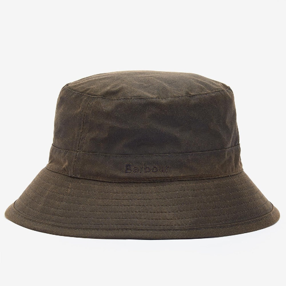 Barbour Wax Bucket Hat Olive Size XXL Bucket Hat product image with Barbour, Wax