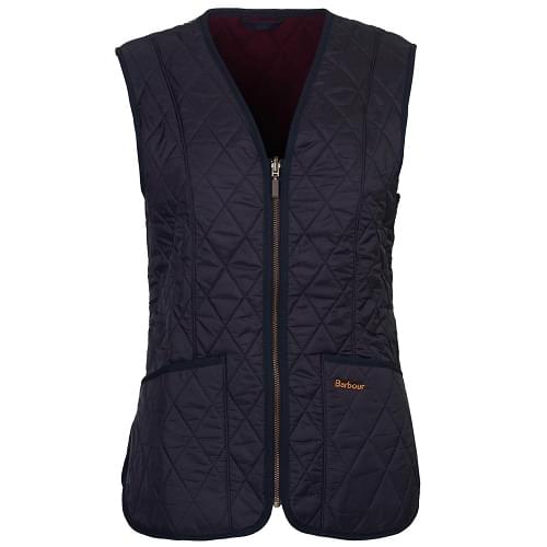 Barbour Womens Fleece Betty Liner Navy Size 10 product image with Barbour