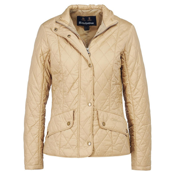 Barbour Flyweight Cavalry Quilted Jacket In Trench Size-US4
