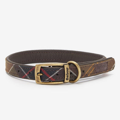 Barbour Tartan Dog Collar In Classic Tartan