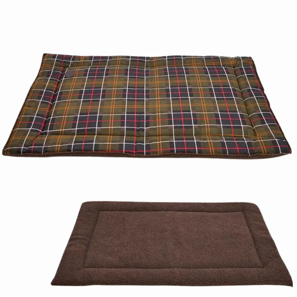 Barbour Cage Dog Mat Classic Tartan One Size product image with Barbour, Tartan, Classic