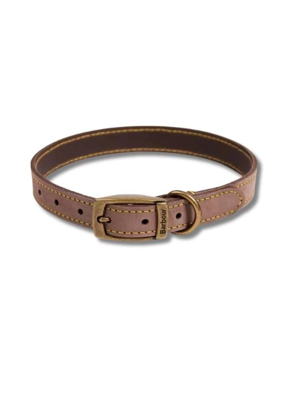 Barbour Leather Dog Collar Brown