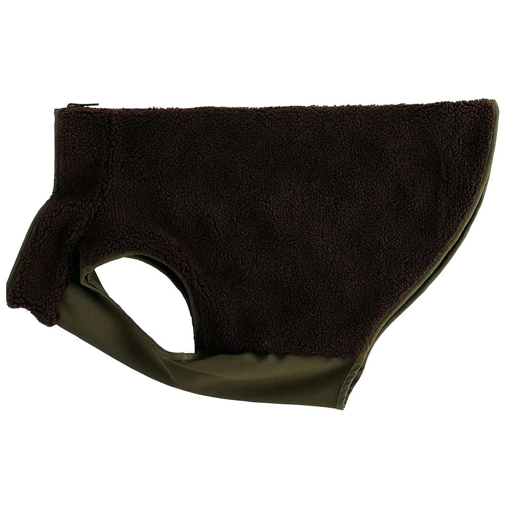  Barbour Reversible Quilted Dog Coat in Olive/Brown Best of British NBPT  Dog Jackets Barbour.