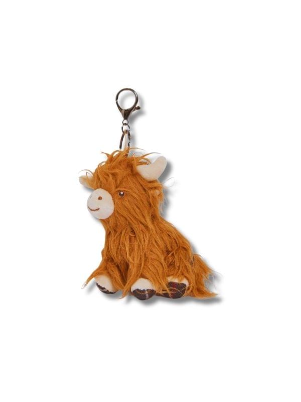 Barbour Animal Fob Keyring/Charm Highland Cow One Size