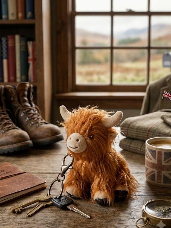 Premium Barbour bag charm with refined texture and heritage style.