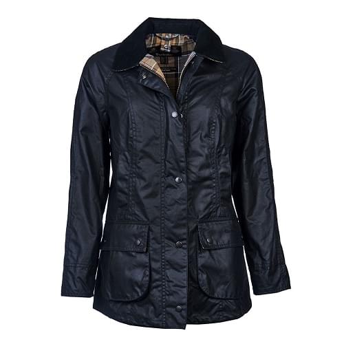 Barbour Beadnell Wax Jacket Navy Size 10 Wax Jacket product image with Barbour, Wax