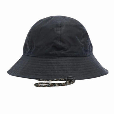 Barbour Transport Waxed Hat In Navy