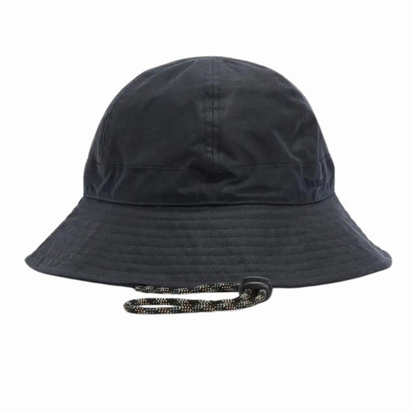 Barbour Transport Waxed Hat In Navy Size XL