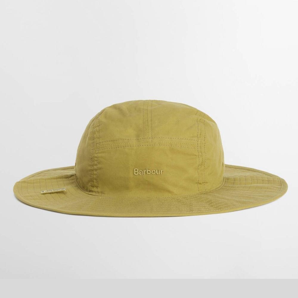 Barbour Transport 5 Panel Bucket Hat Golden Green