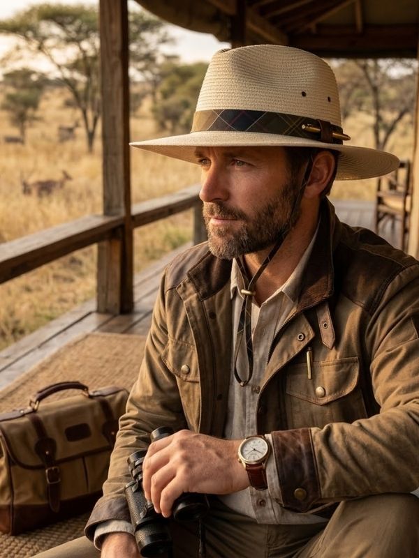 Barbour Kirkstone Fedora Summer Hat Ecru Best of British NBPT  Men.