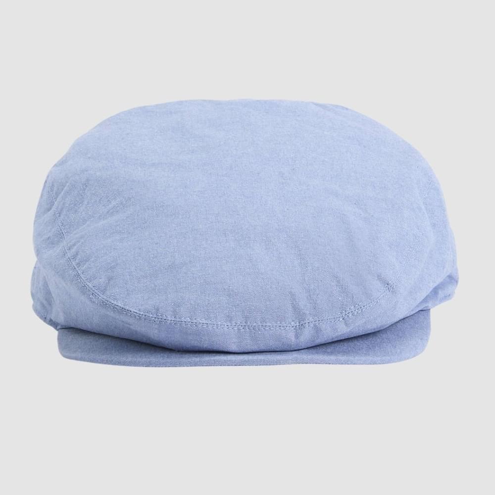 Barbour Nelson Flat Cap In Light Blue