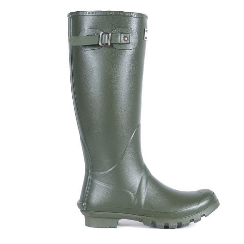 Barbour Mens Bede Wellington Boot Olive 10 Wellington Boot product image with Barbour