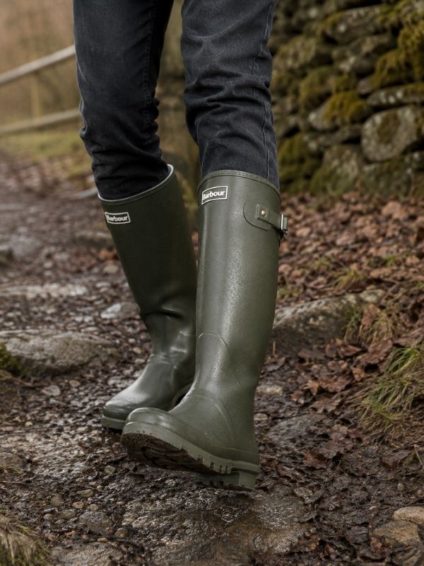 Barbour Mens Bede Wellington Boot Best of British NBPT  Men.
