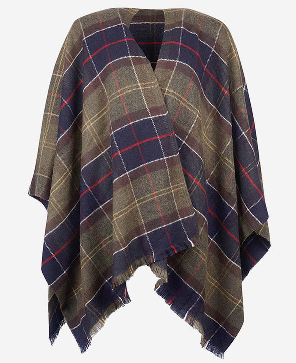 Barbour Staffin Tartan Serape Scarf In Classic One Size