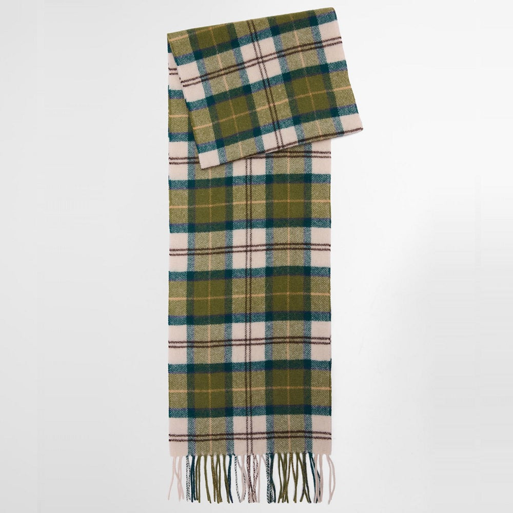 Barbour Tartan Lambswool Scarf Ancient One Size