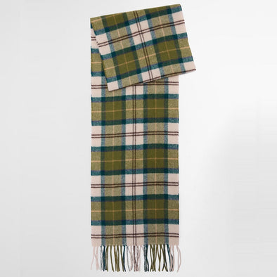 Barbour Tartan Lambswool Scarf Ancient One Size