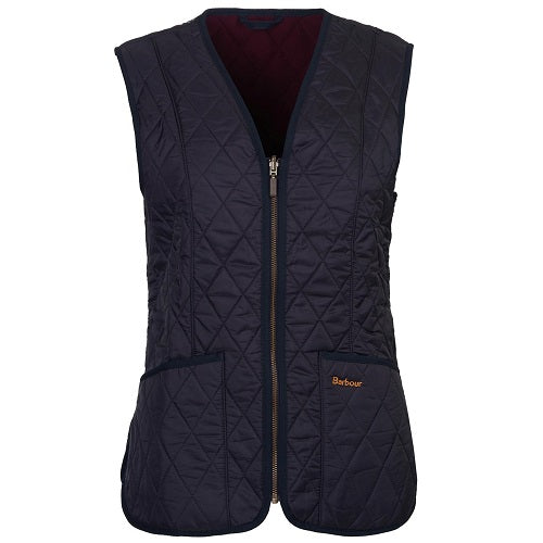 Barbour Womens Fleece Betty Liner Navy Size 12 product image with Barbour