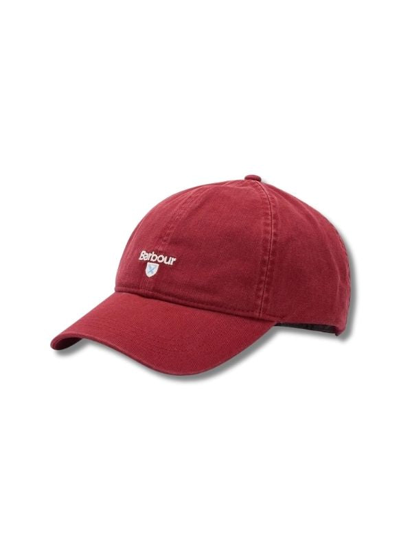 Barbour Cascade Sports Cap Lobster Red One Size Cap product image with Barbour