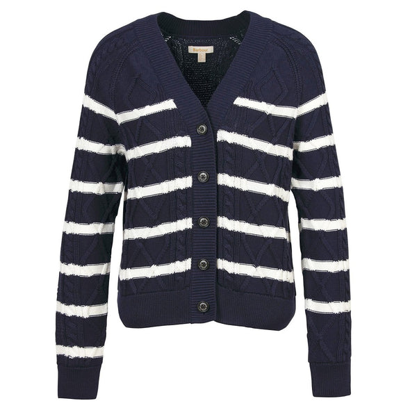 Barbour Nahla Cardigan In Classic Navy Size-US12