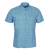 Barbour Men's Melbury Short Sleeve Summer Shirt Blue