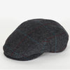 Barbour Cairn Cap Charcoal/Red/Blue Size 7 1/8