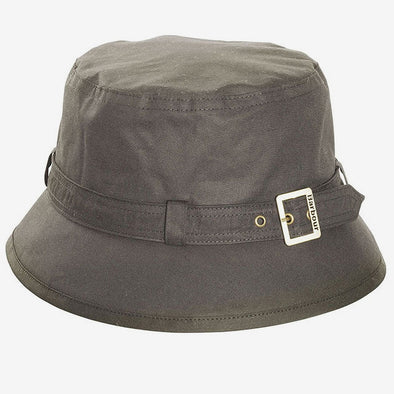 Barbour Kelso Wax Belted Hat Olive