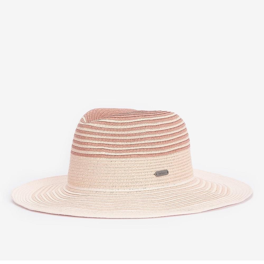 Barbour Adria Fedora Hat Primrose Pink Hat product image with Barbour