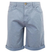 Barbour Overdyed Twill Shorts In Washed Blue product image with Barbour