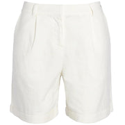 Barbour Darla Shorts In Vanilla/Indigo Tartan product image with Barbour, Tartan