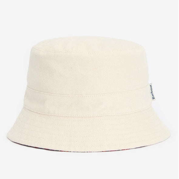 Barbour Adria Reversible Bucket Hat Parchment Size M